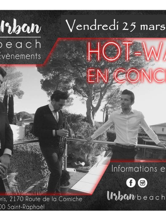 HOT-WAX en concert ce Vendredi 25 mars