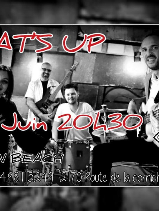 MUSIC LIVE - WHAT'S UP à L'URBAN BEACH - SAINT RAPHAËL