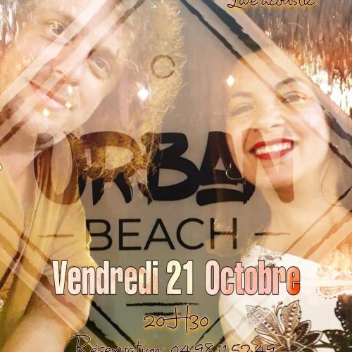 MUSIQUE ACOUSTIQUE avec Laly & Jérémy à L'URBAN BEACH