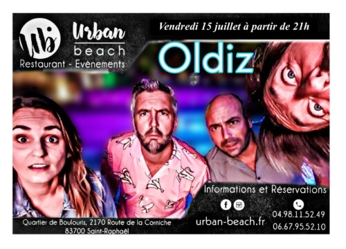 CONCERT LIVE - OLDIZ à l'URBAN BEACH SAINT-RAPHAEL