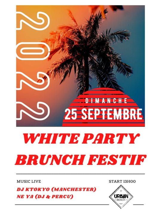 BRUNCH FESTIF à L'URBAN BEACH