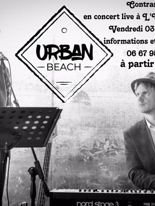 Concert Live avec Contraste Duo à l'Urban Beach !