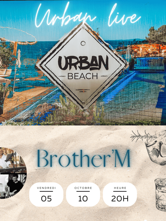 Brothers'M en live à l'Urban Beach !