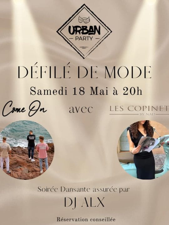 Soirée Spéciale Mode & Musique à l'Urban Beach