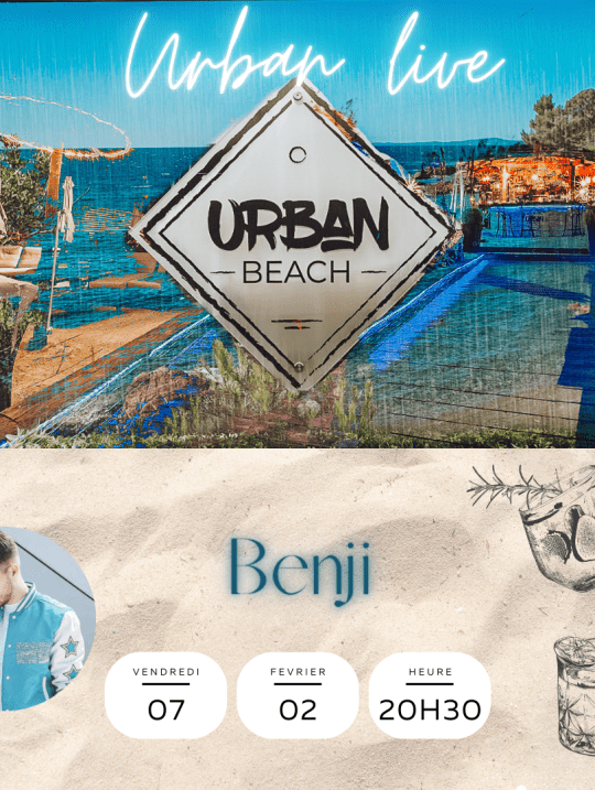 Benji revient enflammer l'Urban Beach !