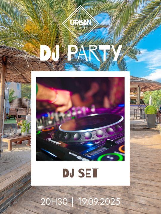 DJ Party à Urban Beach – Vendredi 19 septembre 2025
