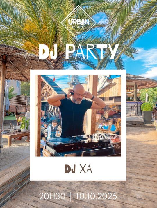 DJ Party à Urban Beach – Vendredi 10 octobre 2025