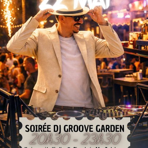 Soirée Groove Garden – Urban Beach, vendredi 22 mai à partir de 20h30 !