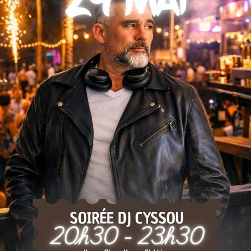 Soirée DJ Cyssou à Urban Beach – Vendredi 29 mai à partir de 20h30 !