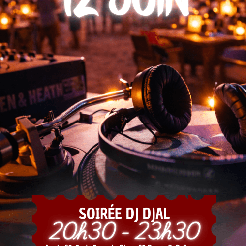 Soirée DJ Djal vendredi 12 juin à partir de 20h30 à Urban Beach !