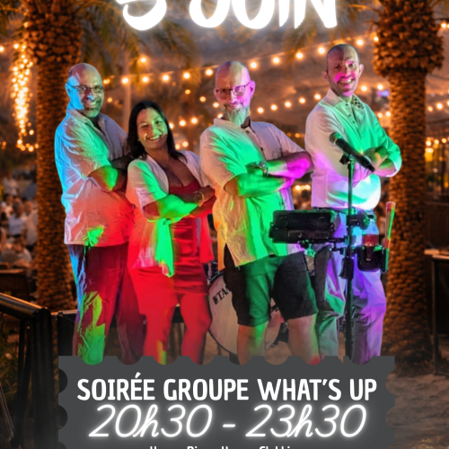 Soirée What’s Up vendredi 5 juin à partir de 20h30 à Urban Beach !